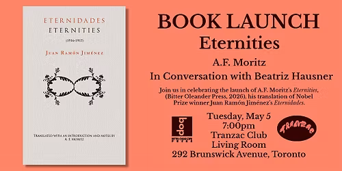 Book Launch: Eternities, A.F. Moritz, in Conversation with Beatriz Hausner