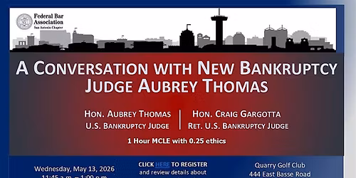 A Conversation with New Bankruptcy Judge Aubrey Thomas