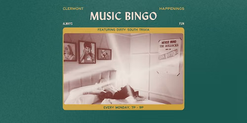 Music Bingo Mondays