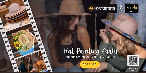 Hat Painting Party at Lonerider Oak Island