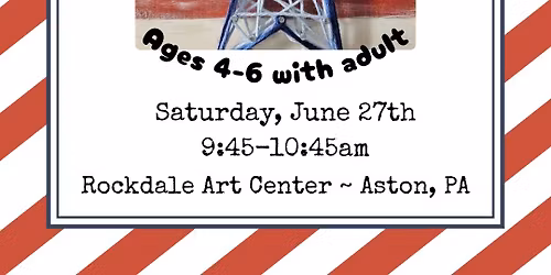 Stars & Stripes String Art Family Art Class
