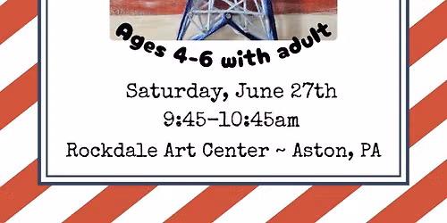 Stars & Stripes String Art Family Art Class