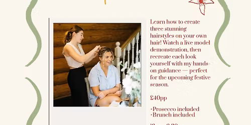 Christmas Hair up masterclass