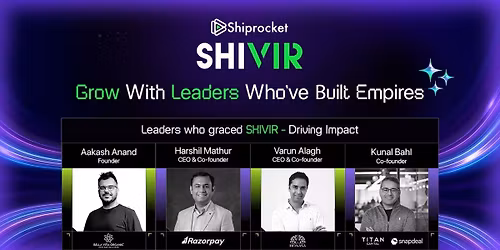 Shiprocket SHIVIR Bengaluru: AI Commerce Edition