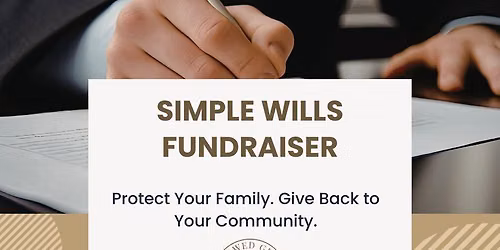 Simple Wills Fundraiser
