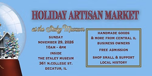 Staley Museum Holiday Market