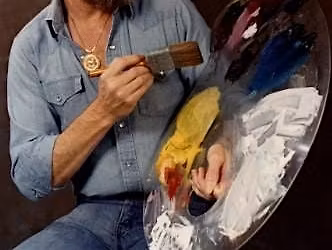 Bob Ross Landscape Paint N Sip