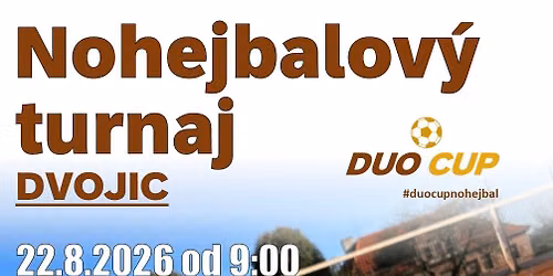 Nohejbalov\u00fd turnaj dvojic - DuoCup 2026
