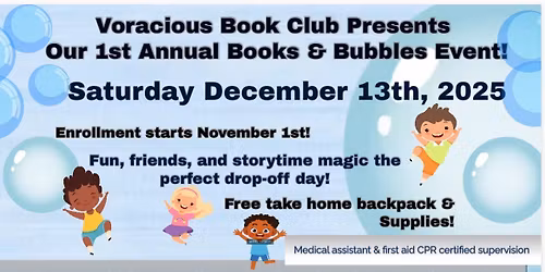 Books & Bubbles: A Day of Reading, Fun & Inspiration for Kids!