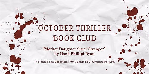 The Inked Page October 2026 Thriller Book Club