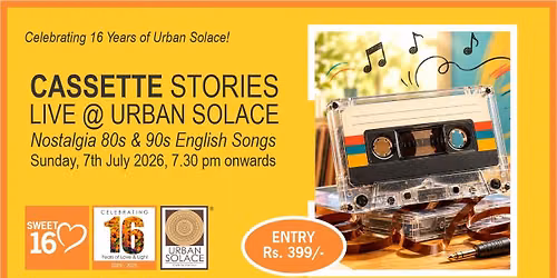 Cassette Stories LIVE @ Urban Solace