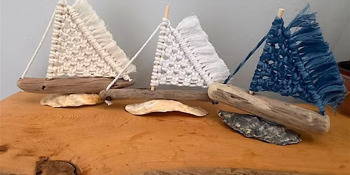 Macram\u00e9  Sailboat Workshop w\/ Dear Palmer Co @ Island Candles