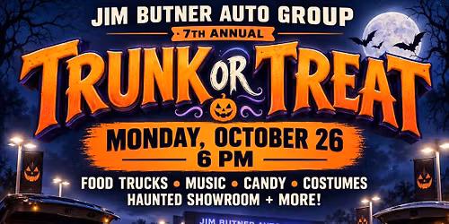 Jim Butner Auto Group\u2019s 7th Annual Trunk or Treat!