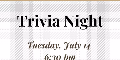 Trivia Night - Celebrate Our One Year Anniversary!