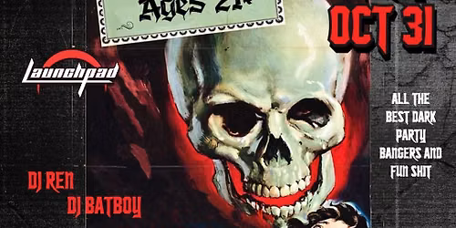 5th Annual Launchpad Halloween Dance Party - October 31 (21+)