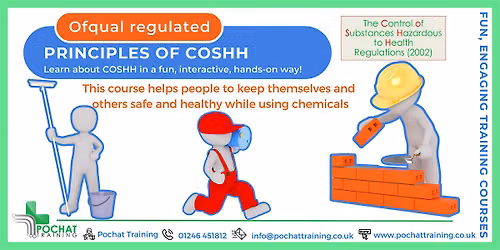 QA Level 2 Award in Principles of COSHH (RQF) - Face to Face