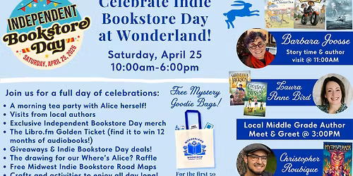 Indie Bookstore Day at Wonderland!