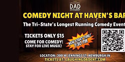 Live Stand-Up Comedy Night at Haven's Bar | Newburgh, IN