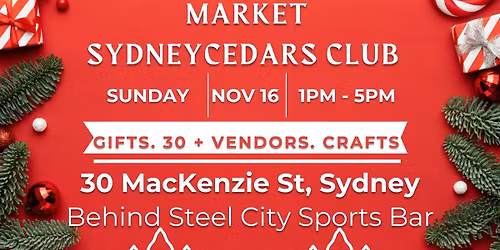 Holiday craft and vendor market