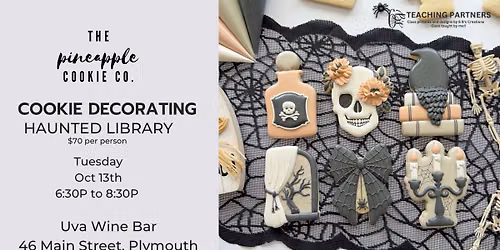 \u201cHaunted Library" Cookie Decorating at Uva Wine Bar