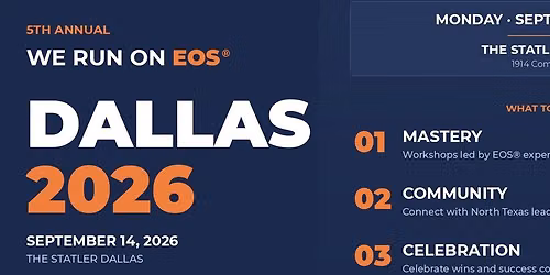 We Run on EOS\u00ae North Texas 2026 