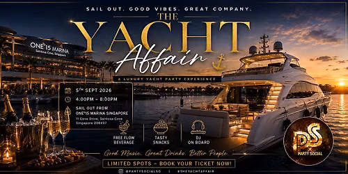 Party Social SG presents THE YACHT AFFAIR - September