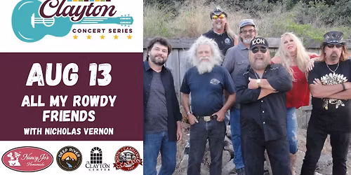 Downtown Clayton Concert: All My Rowdy Friends with Nicholas Vernon