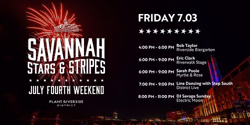 Stars and Stripes: 4th of July Weekend | Friday 7.3