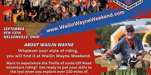 13th Annual Wailin Wayne Weekend