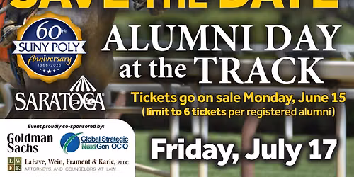 Alumni Day at the Track (Saratoga Racetrack)