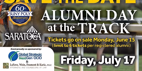 Alumni Day at the Track (Saratoga Racetrack)