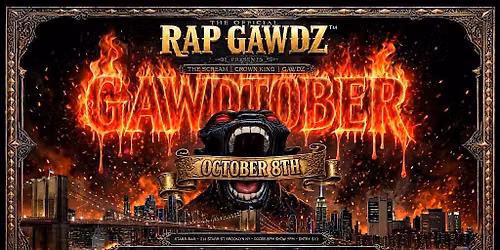 RAP GAWDZ x WRITERS BLOCK CONCERT SERIES Presents GAWDTOBER