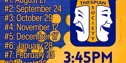 LHS Thespians (#5232) Monthly Meetings