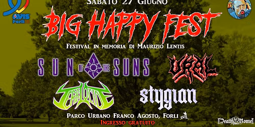 Big Happy Fest 2026: live Sun of the suns, Ural, Terbiocide, Stygian