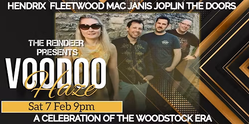 Voodoo Haze at The Reindeer, Norwich. 