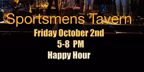 Reset To Vinyl at Sportmens Tavern Happy Hour