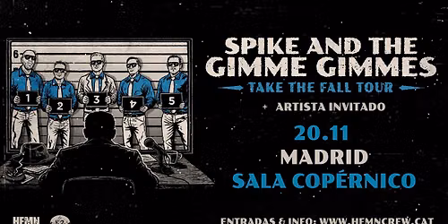Spike and the Gimme Gimmes (20\/11\/2026) MADRID @ Sala Cop\u00e9rnico