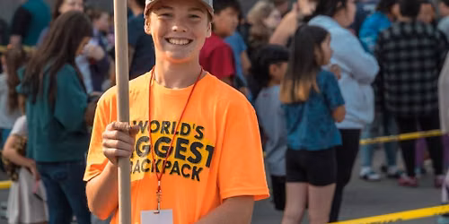 World\u2019s Biggest Backpack GIVE DAY 2026