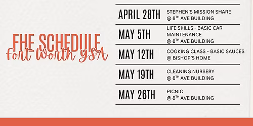 YSA Family Home Evening