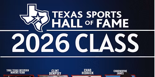 2026 Texas Sports Hall of Fame Induction