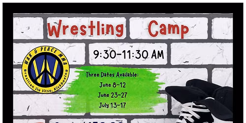War & Peace Summer Wrestling Camp