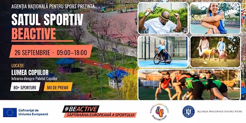 SATUL SPORTIV #BeActive \u2013 edi\u021bia pe care nu vrei s\u0103 o ratezi! \ud83c\udfc3\u200d\u2640\ufe0f\ud83c\udfc3\u200d\u2642\ufe0f