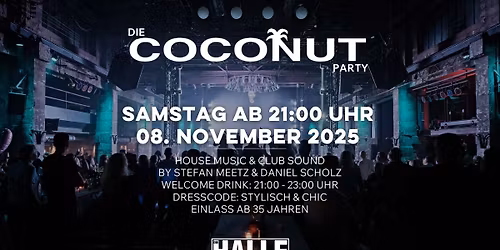 COCONUT Party - 08. November 2025