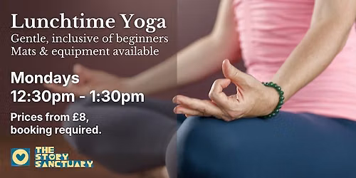 Lunchtime Yoga: Beginners\/Gentle: from \u00a38