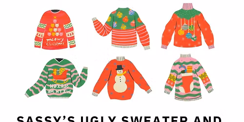 Sassy's Ugly Sweater and White Elephant gift exchange 