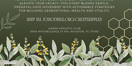 Stretch & Sip - for Moms and Mothers to Bee