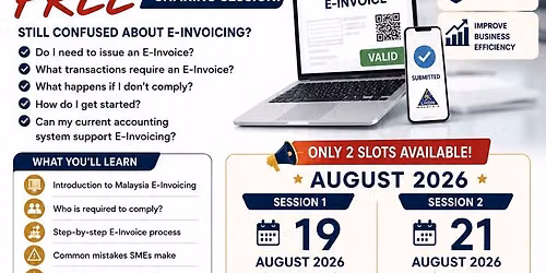 E-INVOICING TRAINING FOR SME 