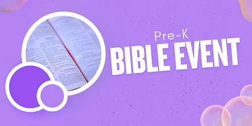 Pre-K Bible Event