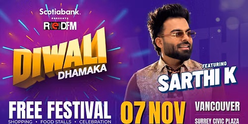 RED FM Diwali Dhamaka (SURREY) (FREE EVENT)
