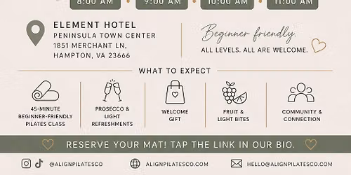 Align Pilates & Presecco